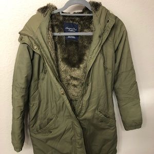 American Eagle Green Winter Jacket
